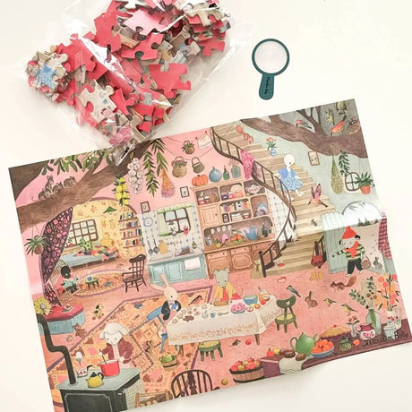 Puzzle d'observation À la maison (100 pcs) - Casse-têtes by Moulin Roty