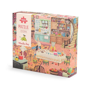 Puzzle d'observation À la maison (100 pcs) - Casse-têtes by Moulin Roty