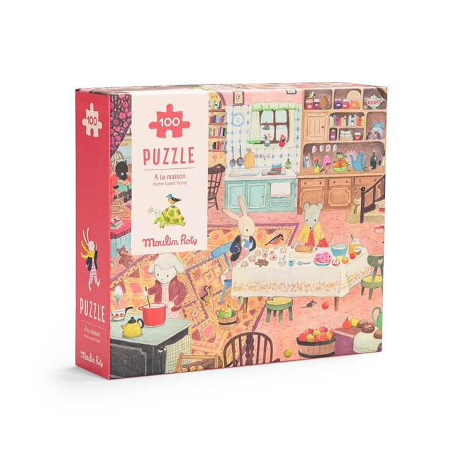 Puzzle d'observation À la maison (100 pcs) - Casse-têtes by Moulin Roty