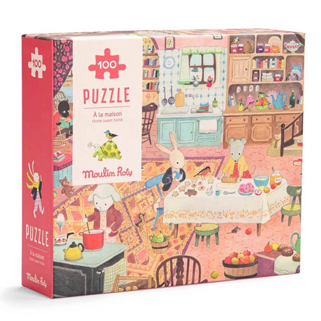 Puzzle d'observation À la maison (100 pcs) - Casse-têtes by Moulin Roty