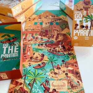 Puzzle d'observation - Allons aux Pyramides (100 pcs) - Casse-têtes by Londji