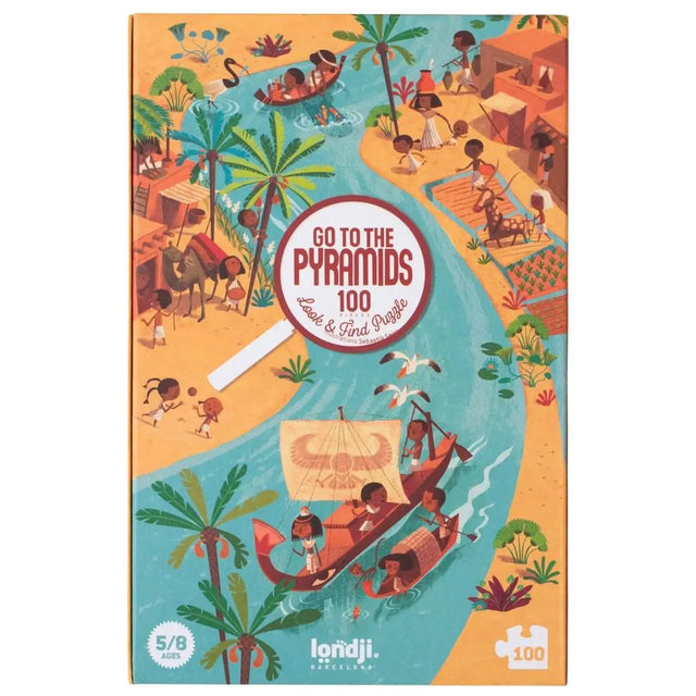 Puzzle d'observation - Allons aux Pyramides (100 pcs) - Casse-têtes by Londji