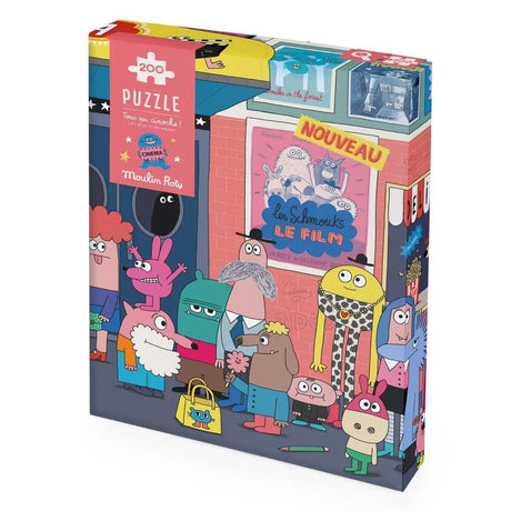 Puzzle d'observation Au cinéma! (200 pcs) - Casse-têtes by Moulin Roty