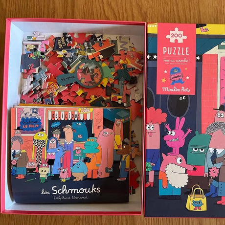 Puzzle d'observation Au cinéma! (200 pcs) - Casse-têtes by Moulin Roty