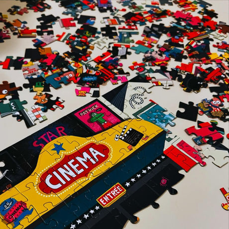Puzzle d'observation Au cinéma! (200 pcs) - Casse-têtes by Moulin Roty