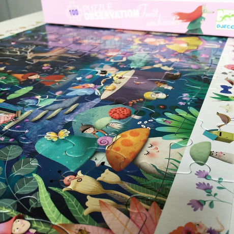 Puzzle d'observation - Forêt enchantée (100 pcs) - Casse-têtes by Djeco