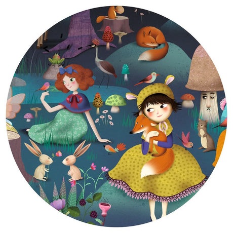 Puzzle d'observation - Forêt enchantée (100 pcs) - Casse-têtes by Djeco