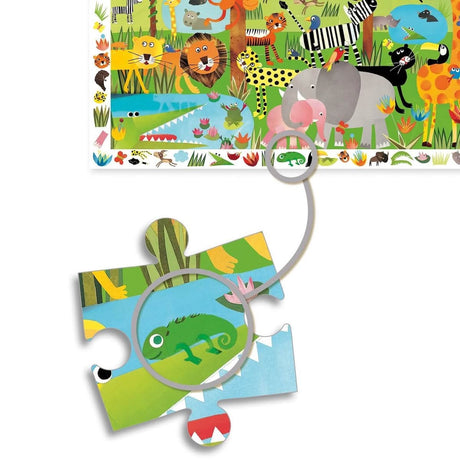Puzzle d'observation - Jungle (35 pcs) - Casse-têtes by Djeco