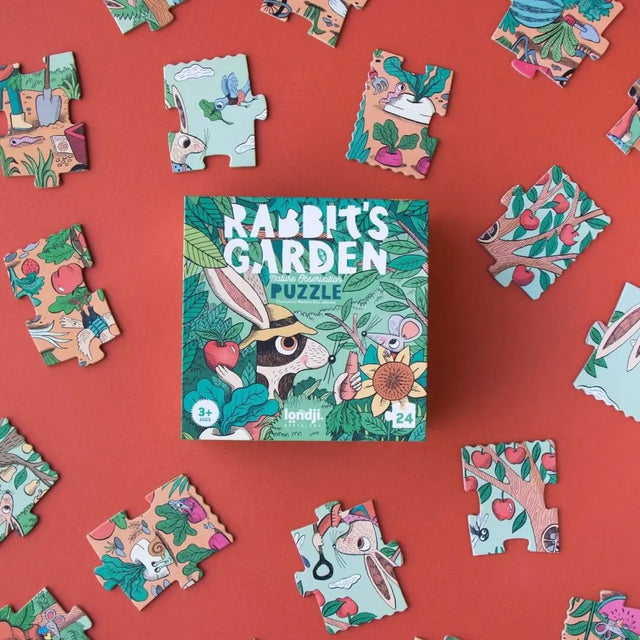 Puzzle d'observation Le Jardin du Lapin (24 pcs) - Casse-têtes by Londji