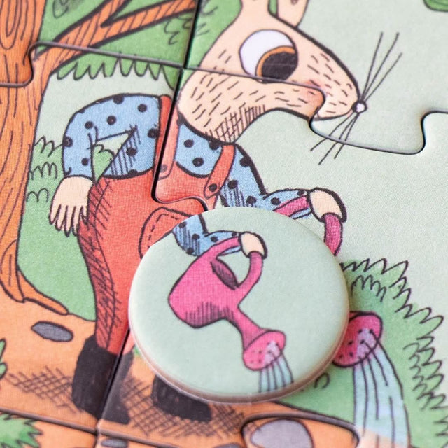 Puzzle d'observation Le Jardin du Lapin (24 pcs) - Casse-têtes by Londji
