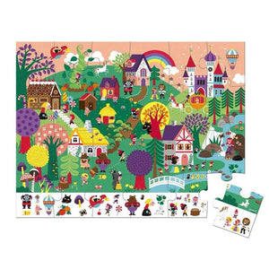 Puzzle d'observation - Les contes (24 pcs) - Casse-têtes by Janod