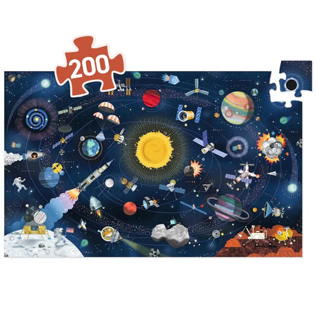 Puzzle d'observation - L'espace (200 pcs) - Casse-têtes by Djeco
