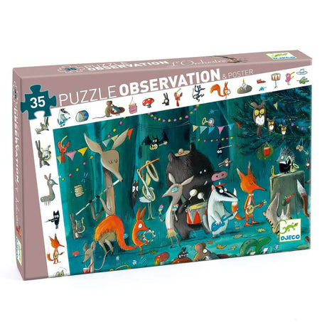 Puzzle d'observation - L'orchestre (35 pcs)-Djeco-Comme des Pirates