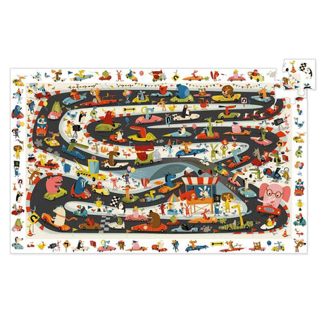 Puzzle d'observation - Rallye automobile (54 pcs)-Djeco-Comme des Pirates