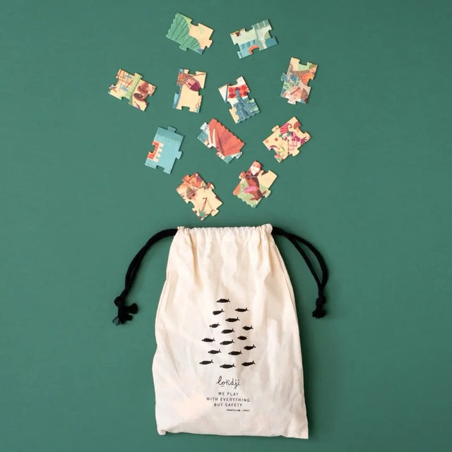 Puzzle d'observation - Voyage au Moyen Âge (100 pcs) - Casse-têtes by Londji