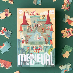 Puzzle d'observation - Voyage au Moyen Âge (100 pcs) - Casse-têtes by Londji