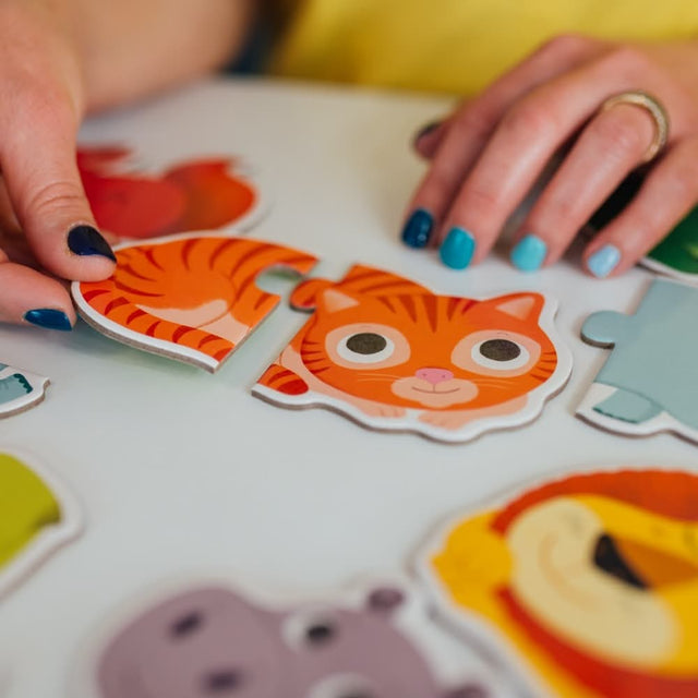 Puzzle duo - Animaux (10 x 2 pcs) - Casse-têtes by Djeco