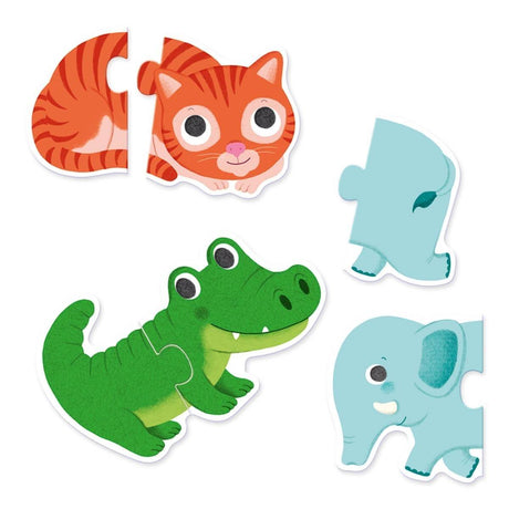 Puzzle duo - Animaux (10 x 2 pcs) - Casse-têtes by Djeco