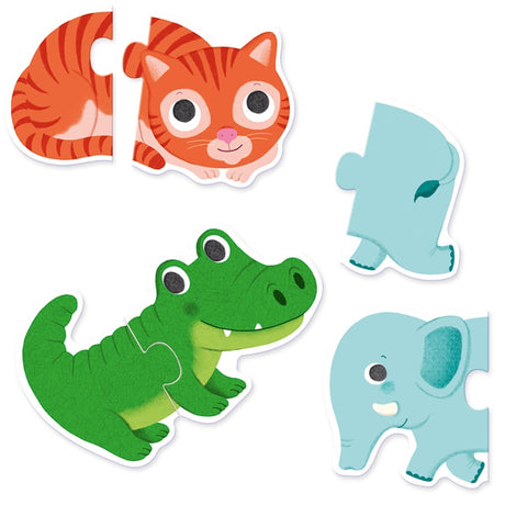 Puzzle duo - Animaux (10 x 2 pcs) - Casse-têtes by Djeco