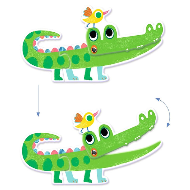 Puzzle Duo Articulo - Animaux sauvages (6x2 pcs) - Casse-têtes by Djeco