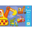 Puzzle Duo - Articulo Véhicules (6 x 2 pcs) - Casse-têtes by Djeco