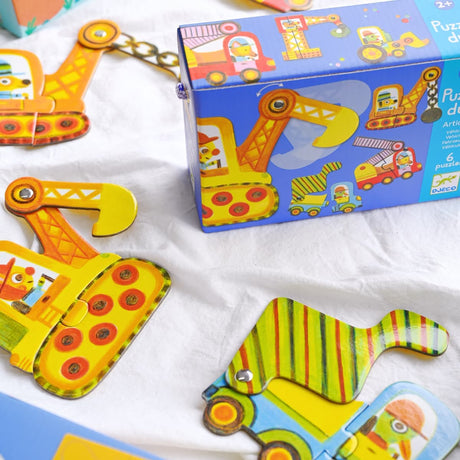 Puzzle Duo - Articulo Véhicules (6x2 pcs) - Casse-têtes by Djeco