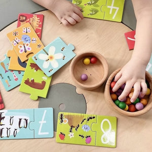 Puzzle Duo - Chiffres (10x2 pcs) - Casse-têtes by Djeco
