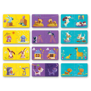 Puzzle duo - Contraires-Djeco-Comme des Pirates