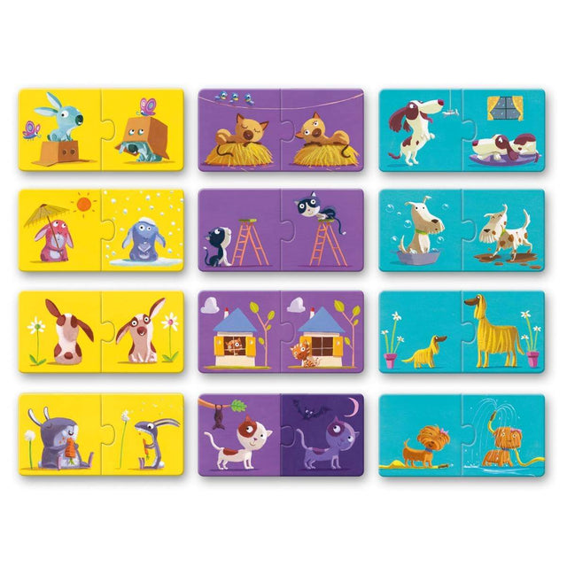 Puzzle duo - Contraires-Djeco-Comme des Pirates