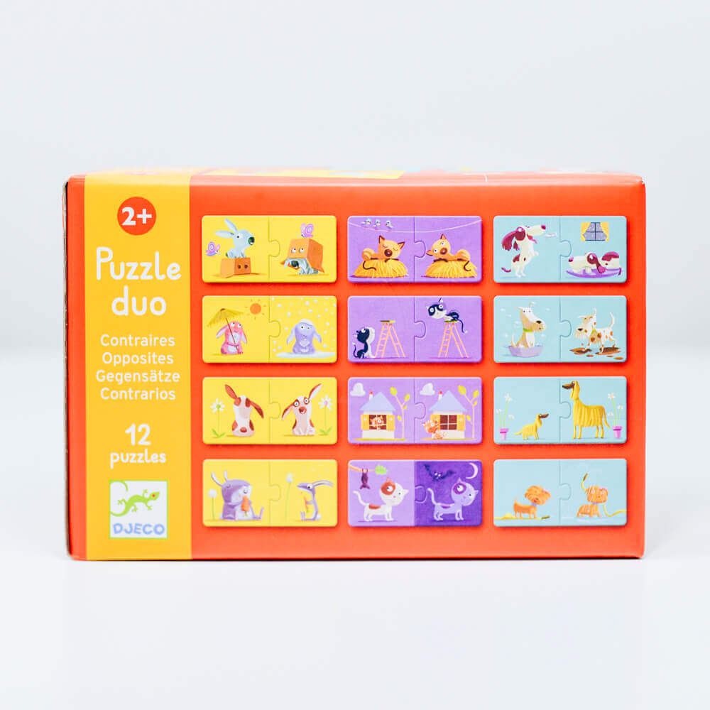 Djeco Opposites Puzzle-Duo – Lernpuzzle Für Kinder Ab 2 Jahren