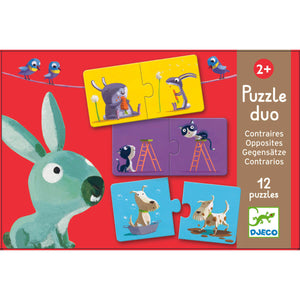 Puzzle duo - Contraires - Casse-têtes by Djeco