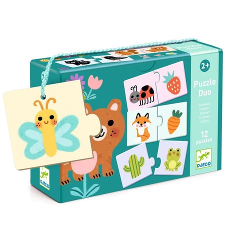 Puzzle Duo - Couleurs (12x2 pcs) - Casse-têtes by Djeco