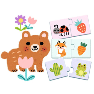 Puzzle Duo - Couleurs (12x2 pcs) - Casse-têtes by Djeco