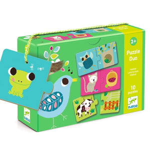Puzzle Duo - Habitat (10 x 2 pcs) - Casse-têtes by Djeco