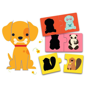 Puzzle duo - Ombres (12 x 2 pcs) - Casse-têtes by Djeco