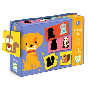 Puzzle duo - Ombres (12 x 2 pcs) - Casse-têtes by Djeco