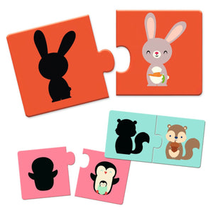 Puzzle duo - Ombres (12 x 2 pcs) - Casse-têtes by Djeco