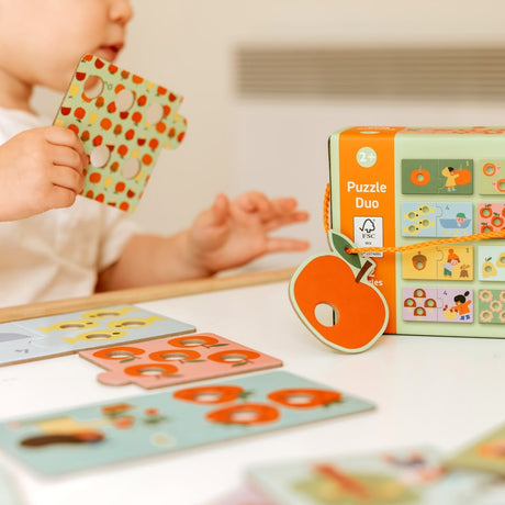 Puzzle Duo - Premiers chiffres (12x2 pcs) - Casse-têtes by Djeco