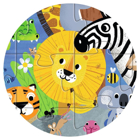 Puzzle géant - 1 à 10 Jungle (54 pcs) - Casse-têtes by Djeco