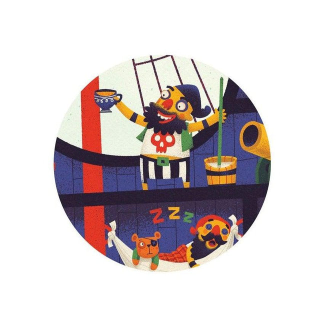 Puzzle géant - Bateau de Pirates (36 pcs)-Djeco-Comme des Pirates