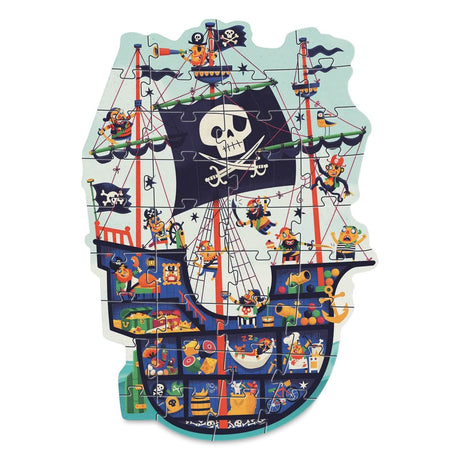 Puzzle géant - Bateau de Pirates (36 pcs)-Casse-têtes-Djeco-Comme des Pirates