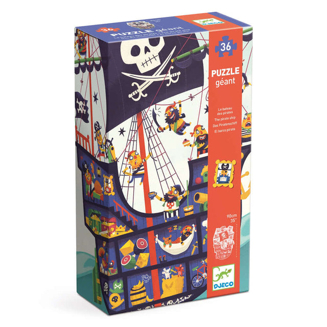 Puzzle géant - Bateau de Pirates (36 pcs)-Casse-têtes-Djeco-Comme des Pirates