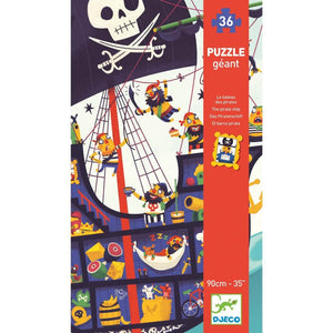 Puzzle géant - Bateau de Pirates (36 pcs)-Casse-têtes-Djeco-Comme des Pirates