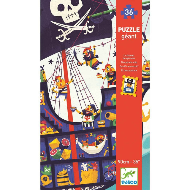 Puzzle géant - Bateau de Pirates (36 pcs)-Casse-têtes-Djeco-Comme des Pirates