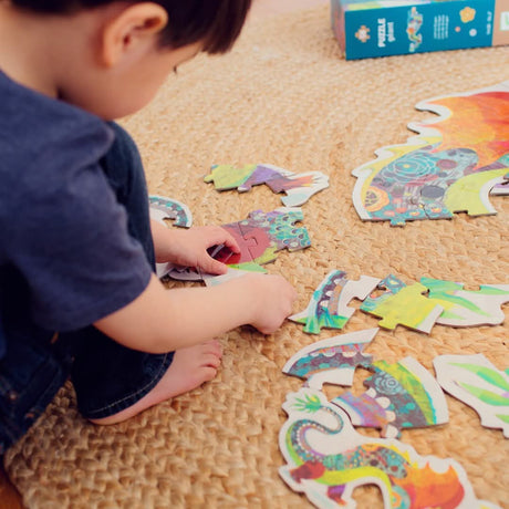 Puzzle géant Léon le dragon (58 pcs) - Casse-têtes by Djeco