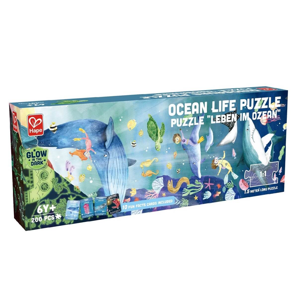 Puzzle géant Vie marine (200 pcs) - Casse-têtes by Hape