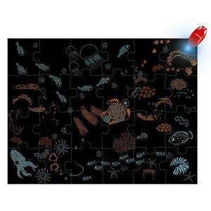 Puzzle lampe magique - L'océan (24 pcs) - Casse-têtes by Janod
