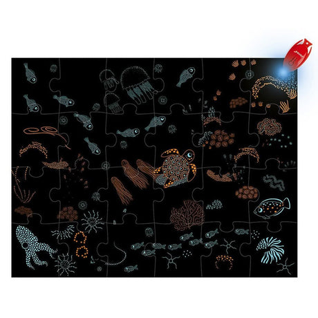 Puzzle lampe magique - L'océan (24 pcs) - Casse-têtes by Janod