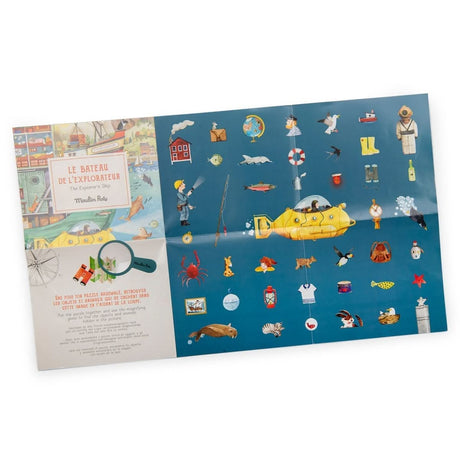 Puzzle Le bateau de l'explorateur 200 pièces - Casse-têtes by Moulin Roty