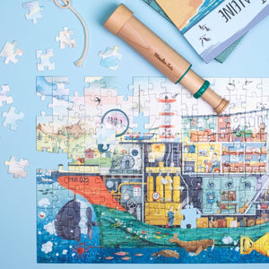 Puzzle Le bateau de l'explorateur (200 pcs) - Casse-têtes by Moulin Roty